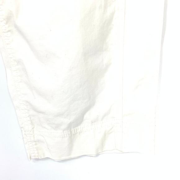 J. Jill Women's Size 12 Stretch Loose Leg Capri Drawstring Pants Cream White - Picture 4 of 6